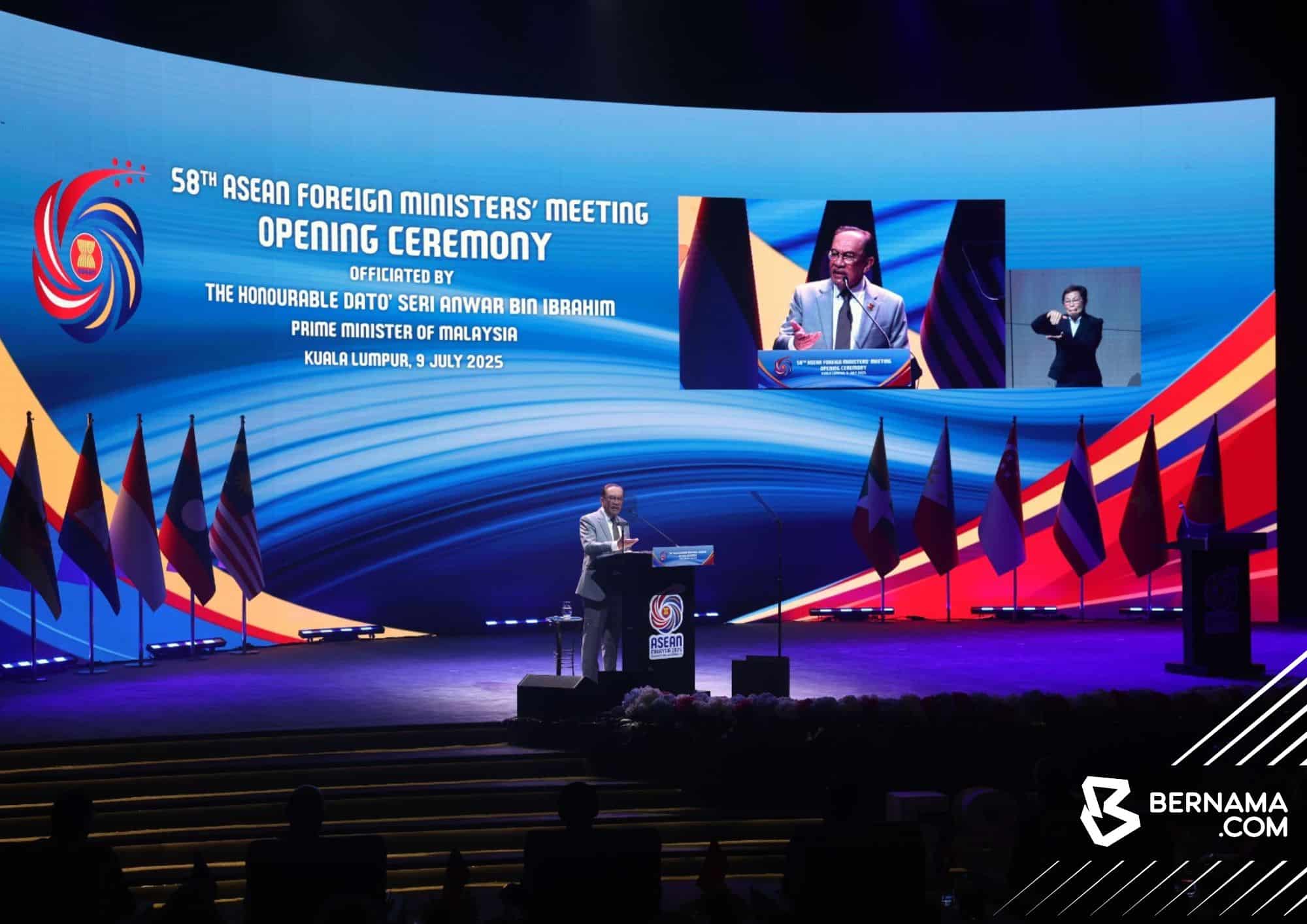 Anwar seru selaras dasar luar, ekonomi Asean, perkukuh perpaduan serantau