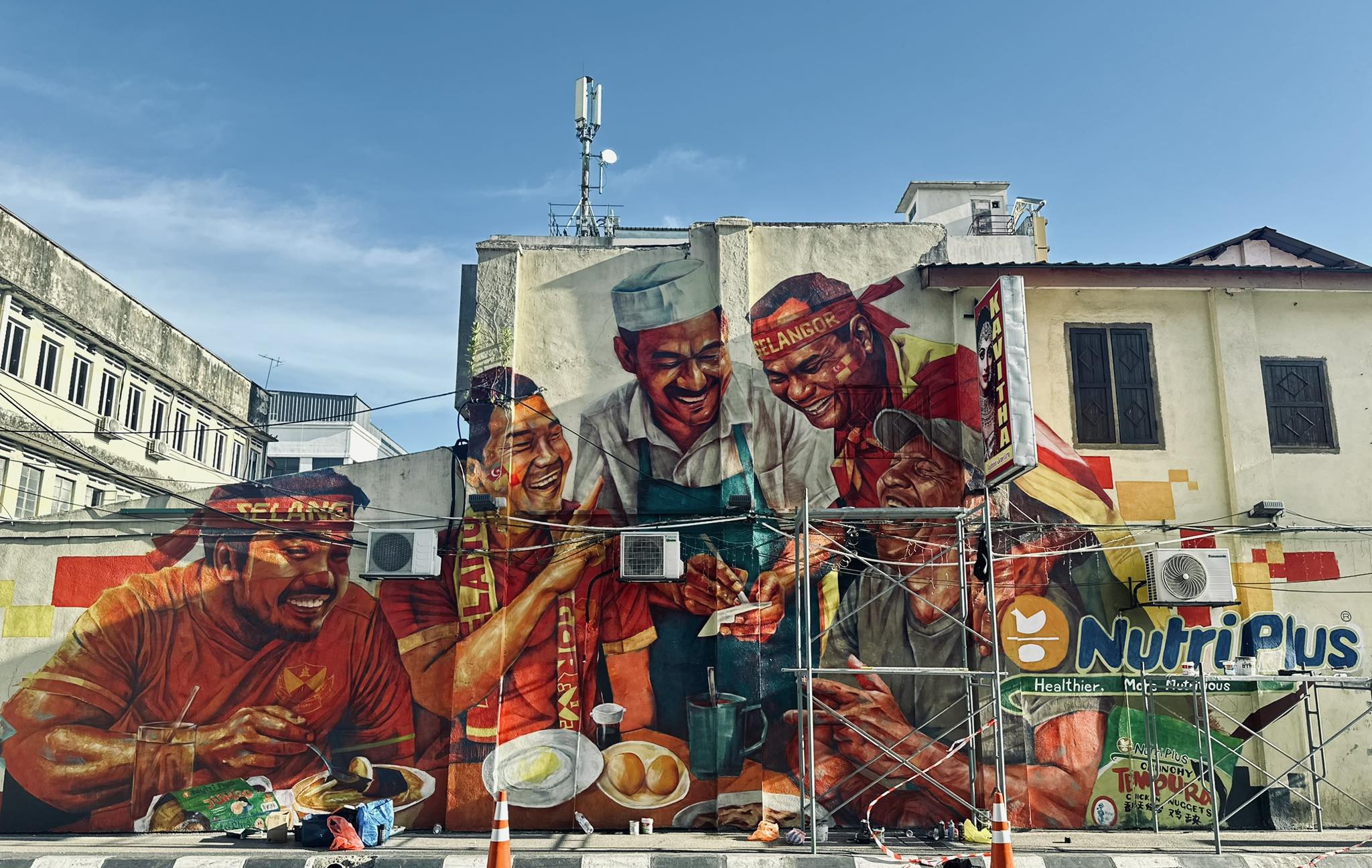 Seni mural rai keharmonian Malaysia, warnai Jalan Tengku Kelana