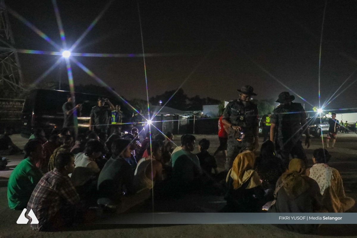 Over 100 undocumented migrants detained in Sg Buloh forest reserve raid