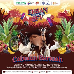 Kambing, ayam eksotik antara hadiah cabutan bertuah Ehsan SFV Fun Run 2025 