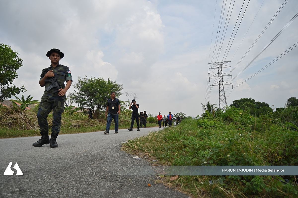 End for trespassers in Sg Buloh Forest Reserve