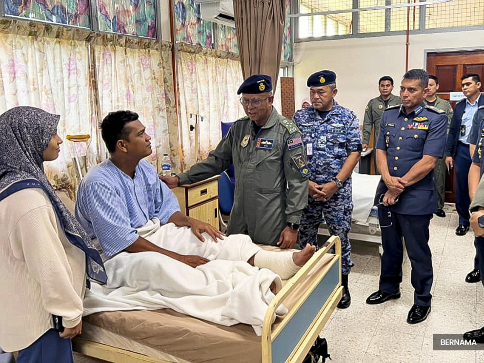 RMAF aircraft crash: Two crew members in good condition