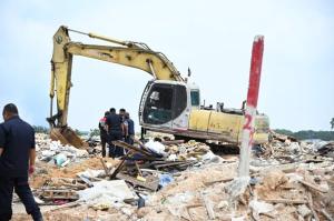 瓜雪市会与土地矿物局联手取缔   封锁7个非法垃圾场