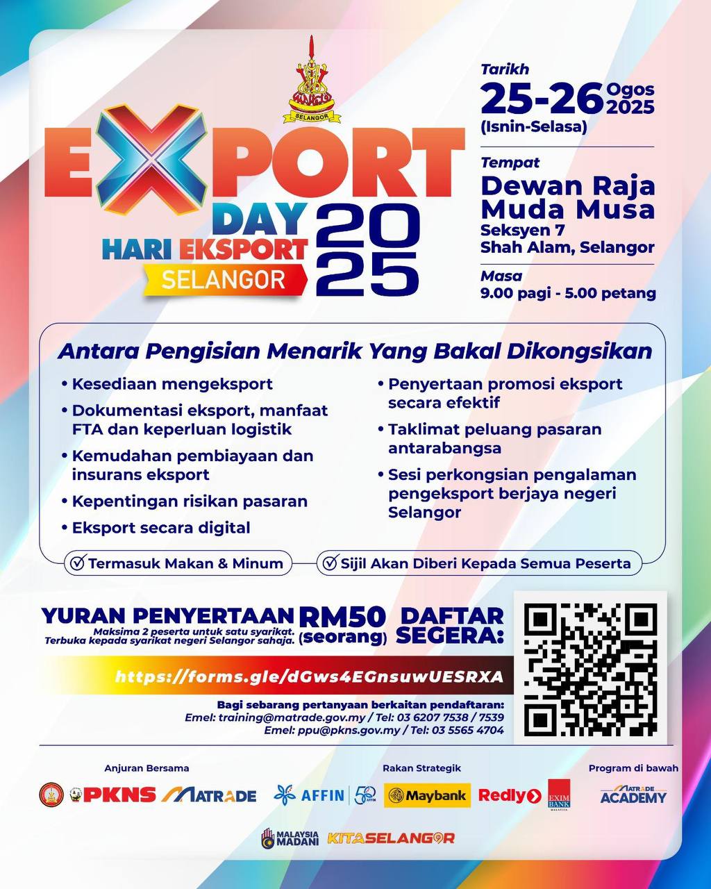 Hari Eksport Selangor 2025 buka peluang usahawan tembusi pasaran antarabangsa