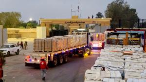 Aid groups say shelter materials still not entering Gaza