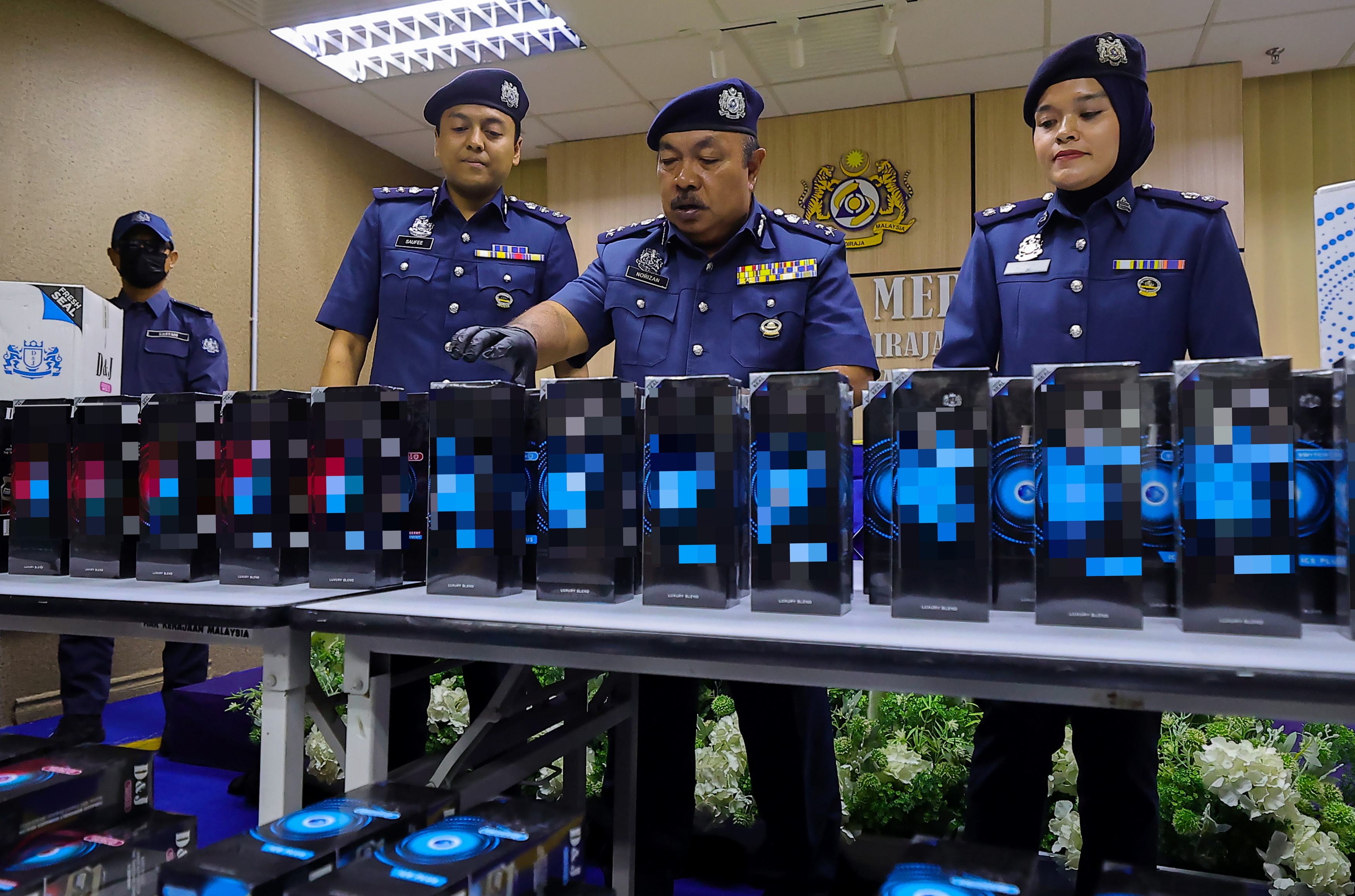 Sarawak Customs seizes over RM11m in contraband cigarettes in Kuching