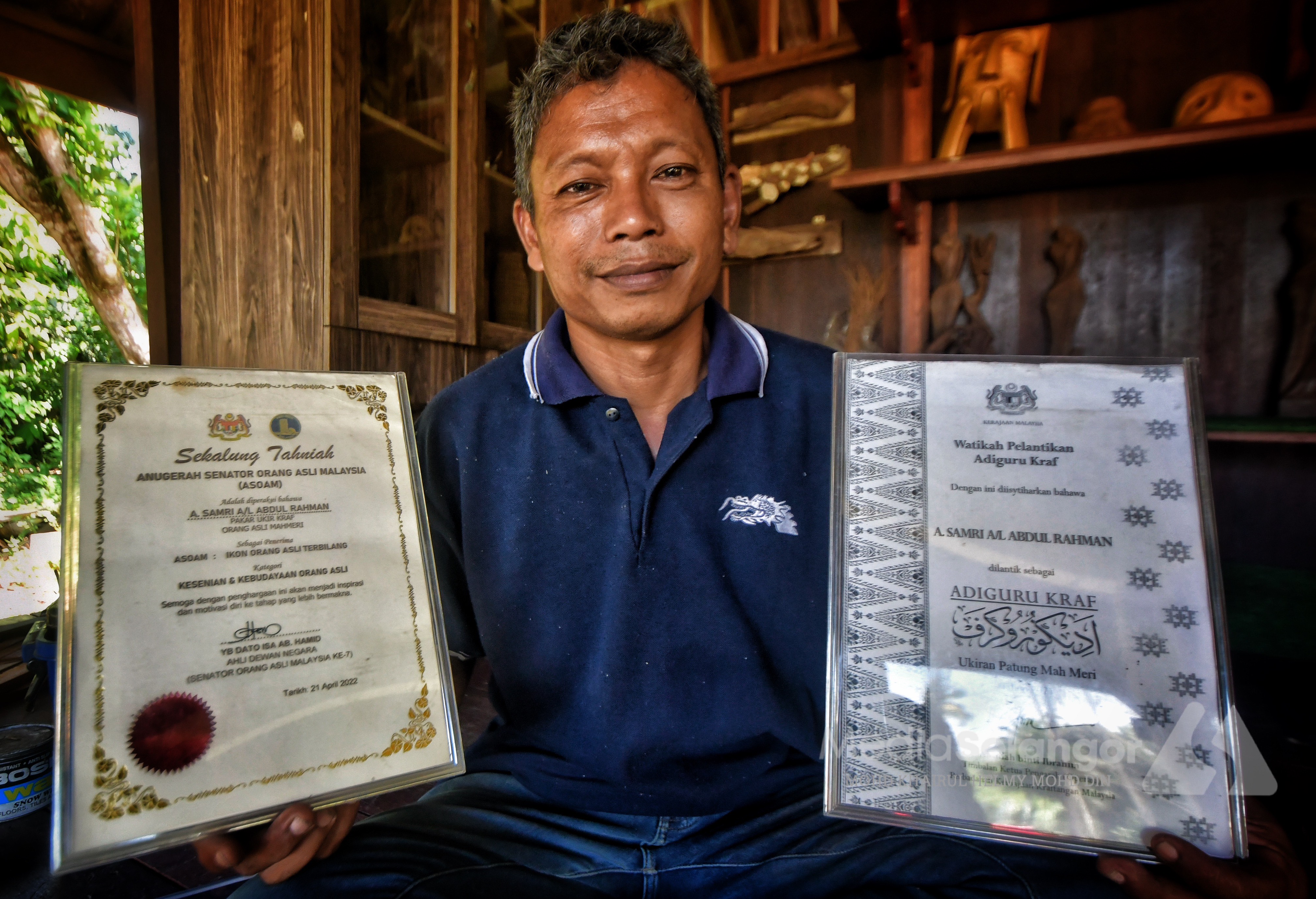 Mah Meri carving heritage lives on in Pulau Carey