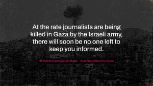 Media outlets demand access into Palestine