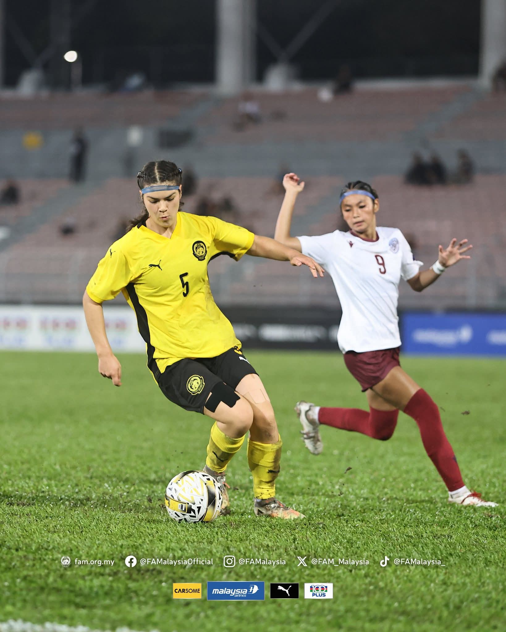 Skuad wanita B-20 tewaskan Guam 2-0