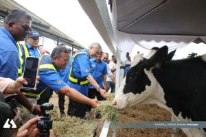 Zahid, Amirudin break ground on Ehsan Dairy Farm