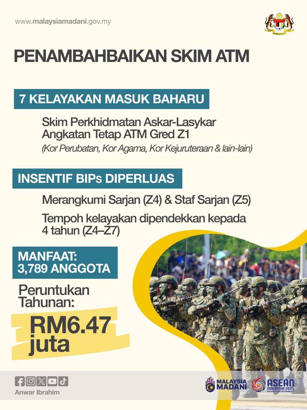 Tambah baik skim ATM, hadiah pengiktirafan akademik antara inisiatif kepada penjawat awam