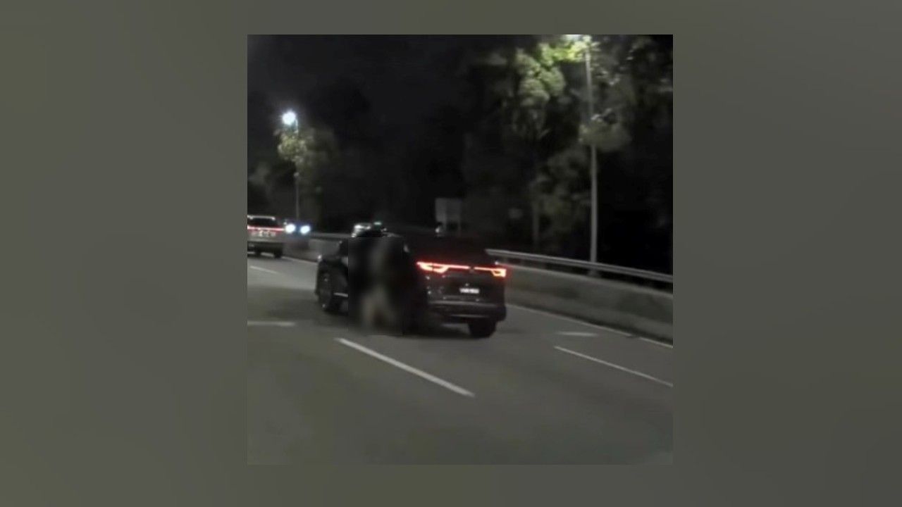 女子大道跳车视频疯传 警吁目击者提供线索助查