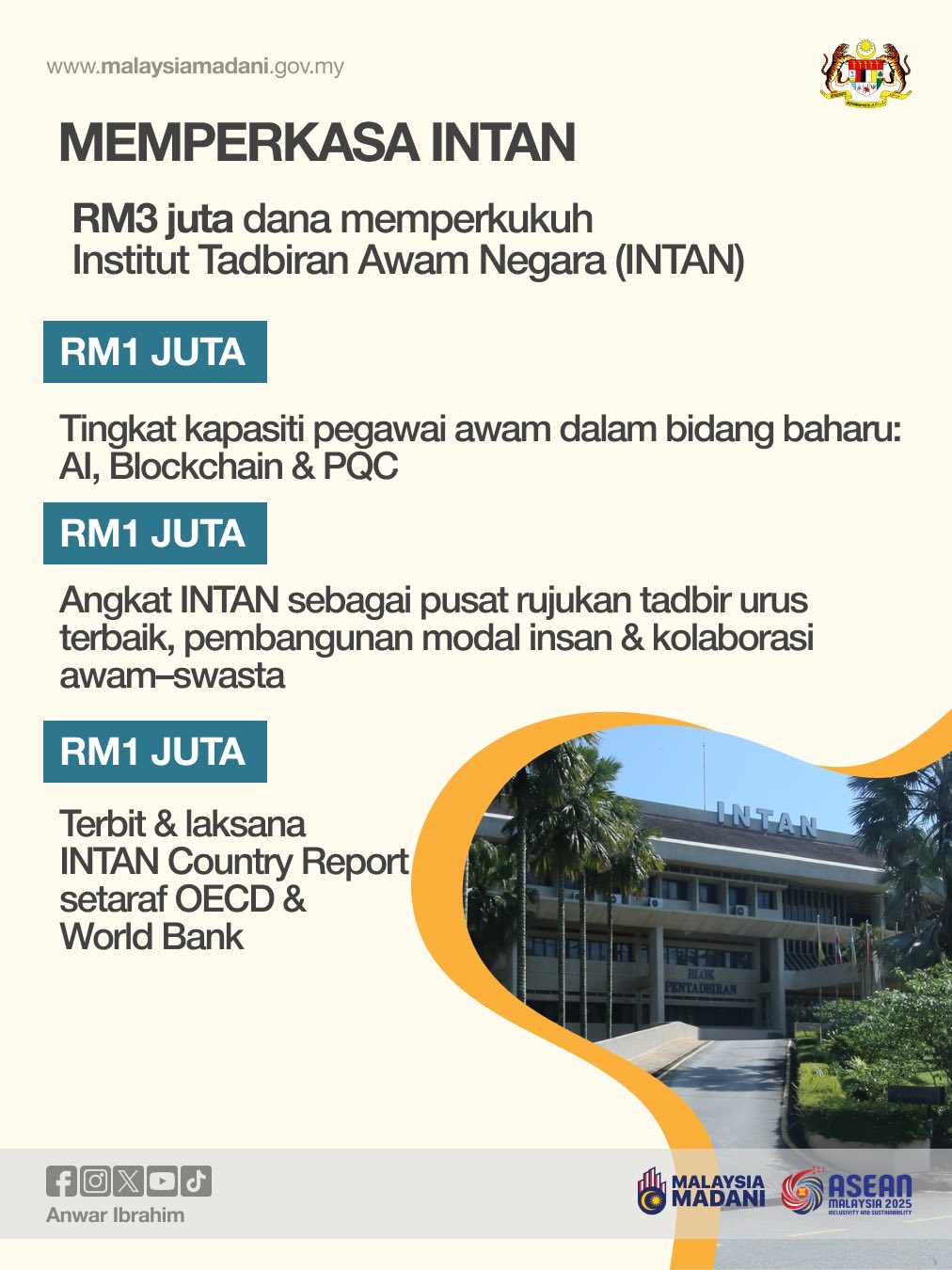 Tambah baik skim ATM, hadiah pengiktirafan akademik antara inisiatif kepada penjawat awam