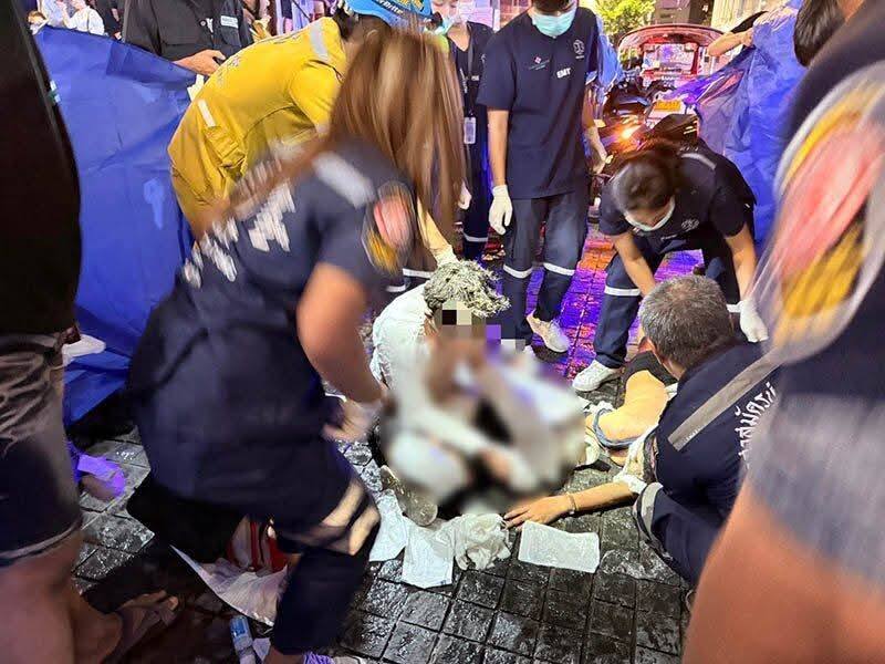 曼谷街头发生袭击案  2大马游客被烧伤！