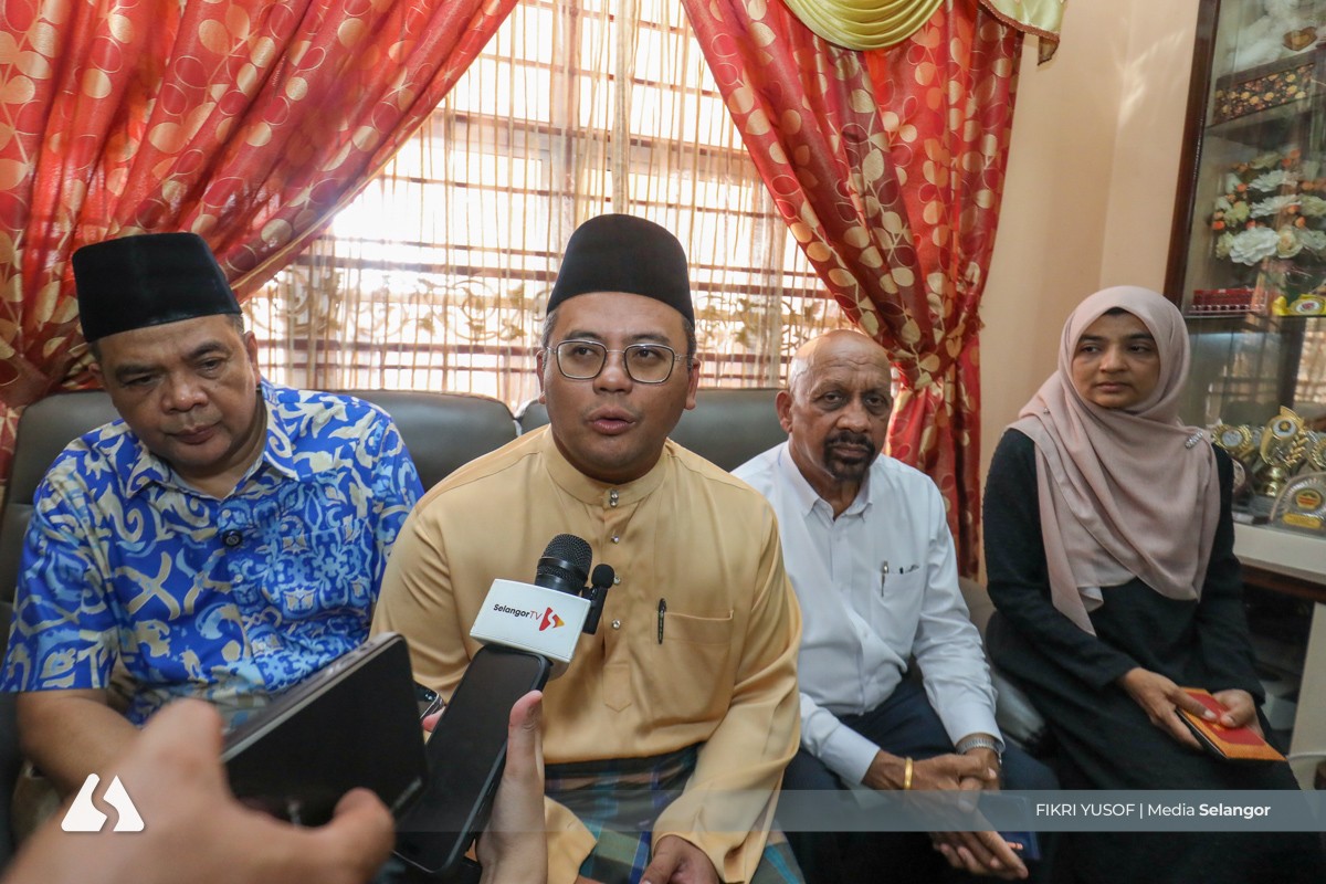 MB ziarah keluarga Allahyarham Syamsul Haris, harap siasatan secara menyeluruh