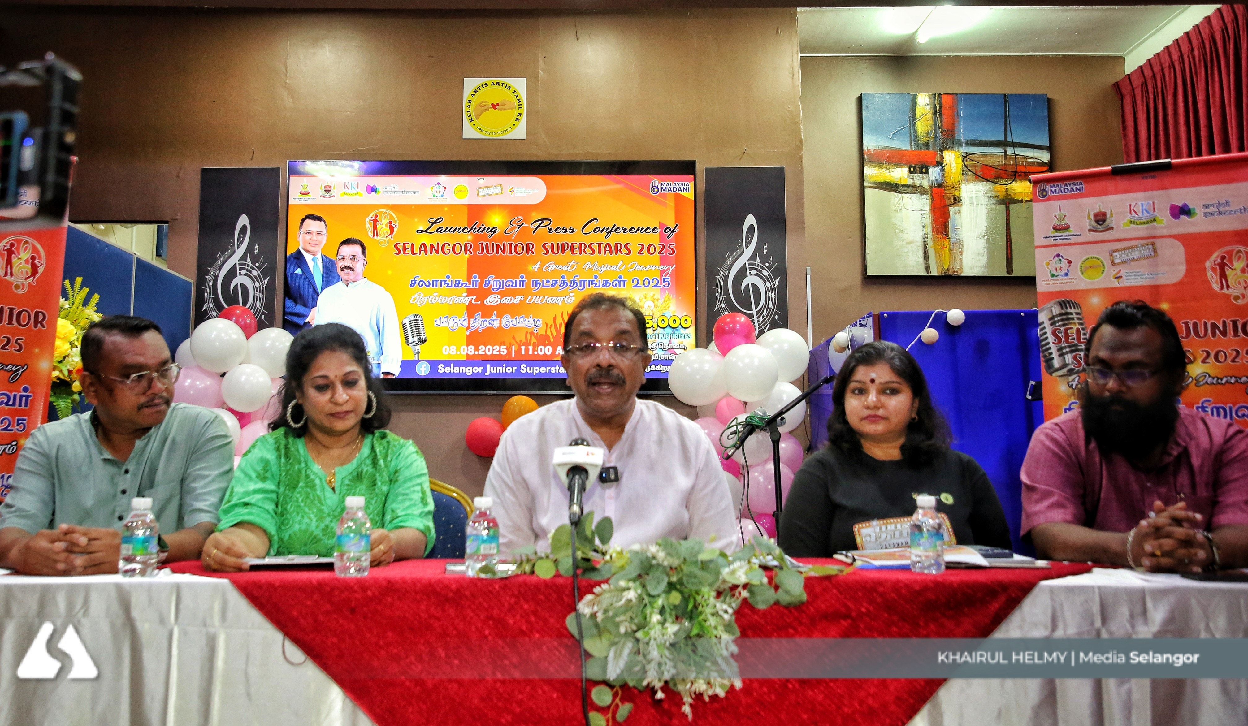 செந்தோசா தொகுதி ஏற்பாட்டில் சிலாங்கூர் சிறுவர் நட்சத்திரங்கள் பாடல் திறன் போட்டி