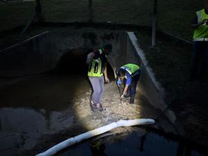 Lori bawa minyak kemalangan, LUAS bertindak segera elak pencemaran sungai