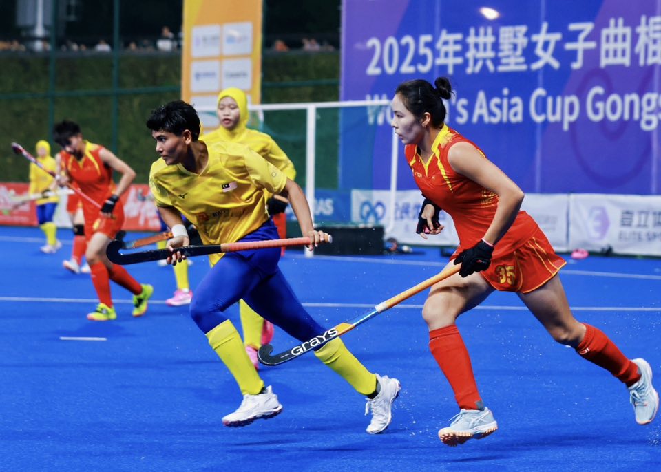 Piala Asia Hoki Wanita 2025: Malaysia tewas 0-8 kepada China