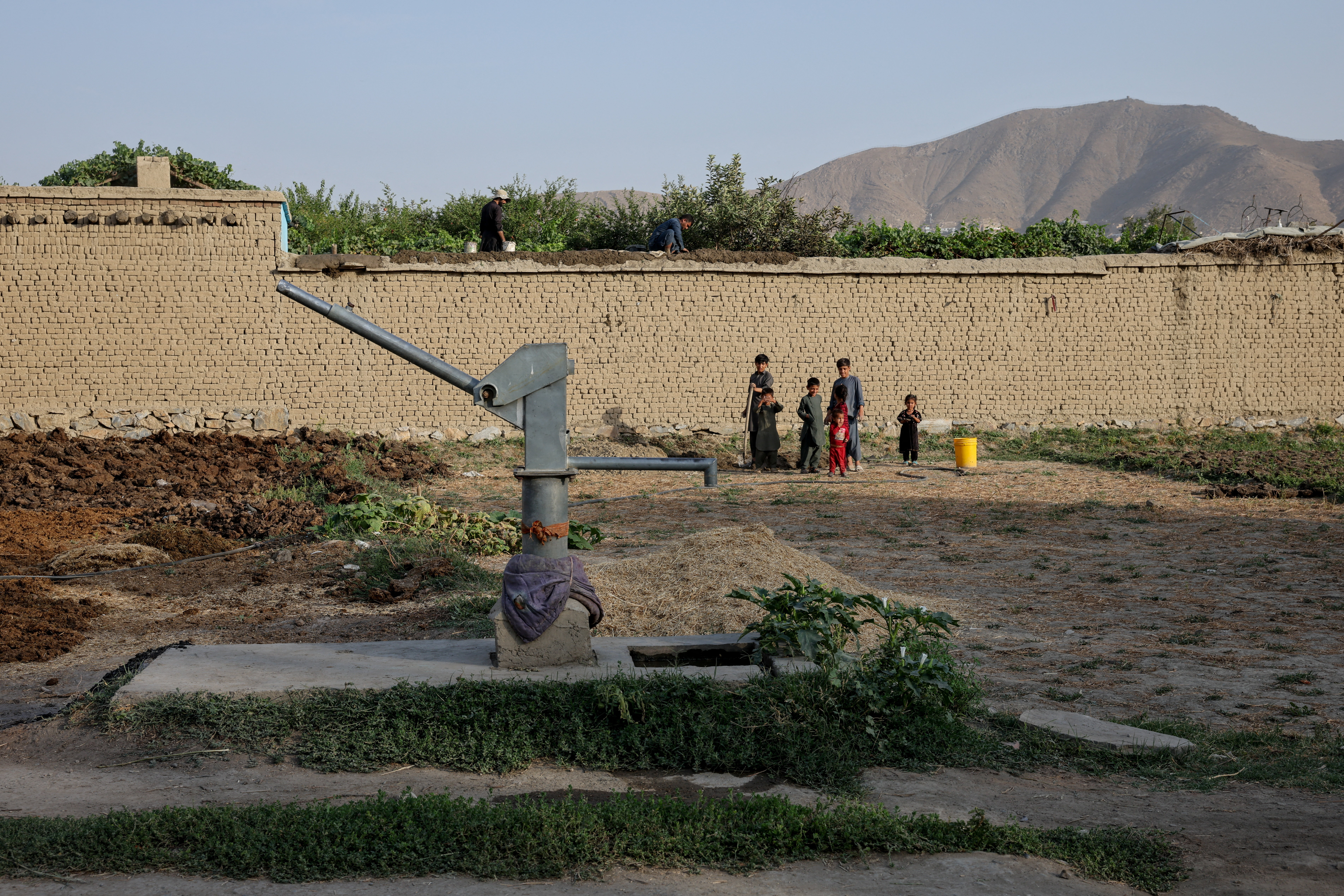 Afghan wells run dry, kids quit school to queue for water