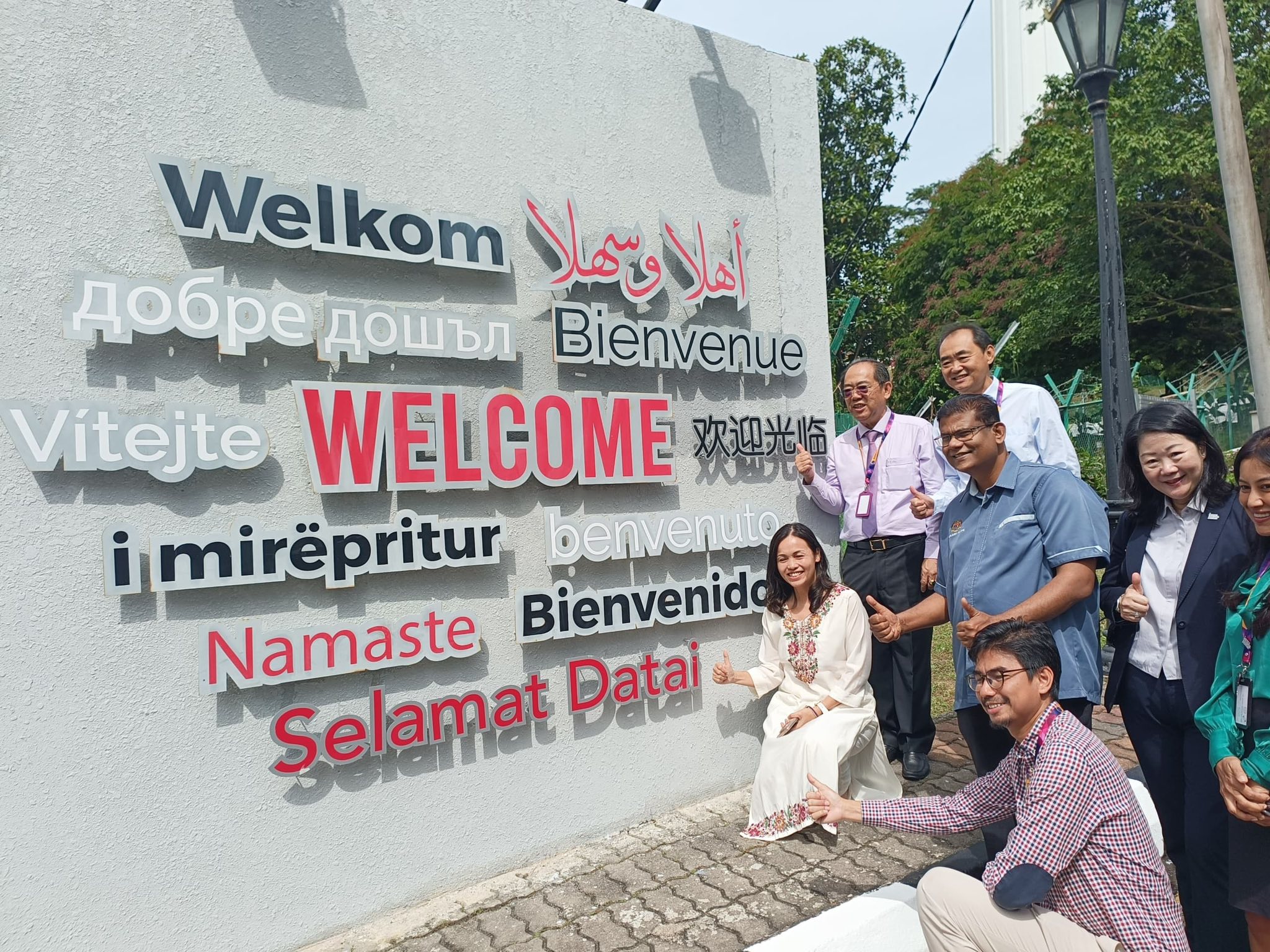Tamil, Iban, Kadazan languages join 21 others on KL Tower welcome wall