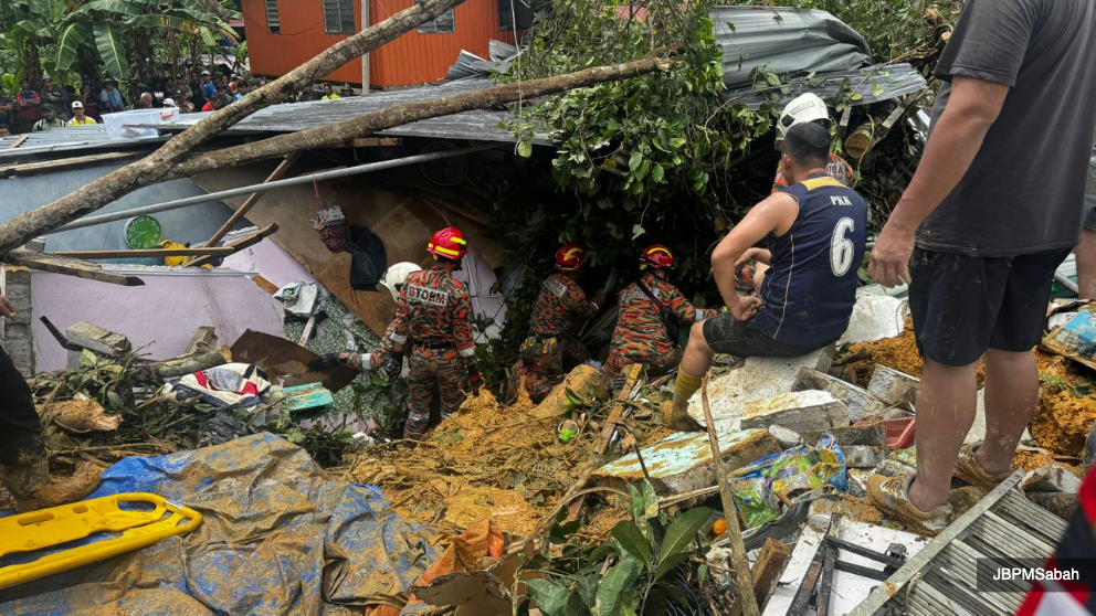 Sabah landslides claim nine lives after heavy rain