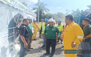 东铁工地丁烷泄漏：国油设装置燃烧残余气体