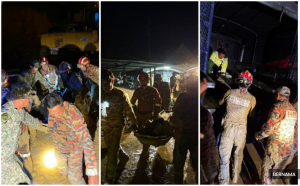 寻获10岁女童遗体  吧巴土崩母子3人全罹难  