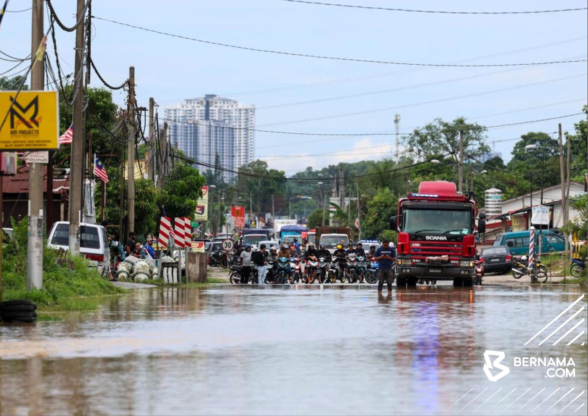 Jumlah mangsa banjir di empat negeri meningkat pagi ini