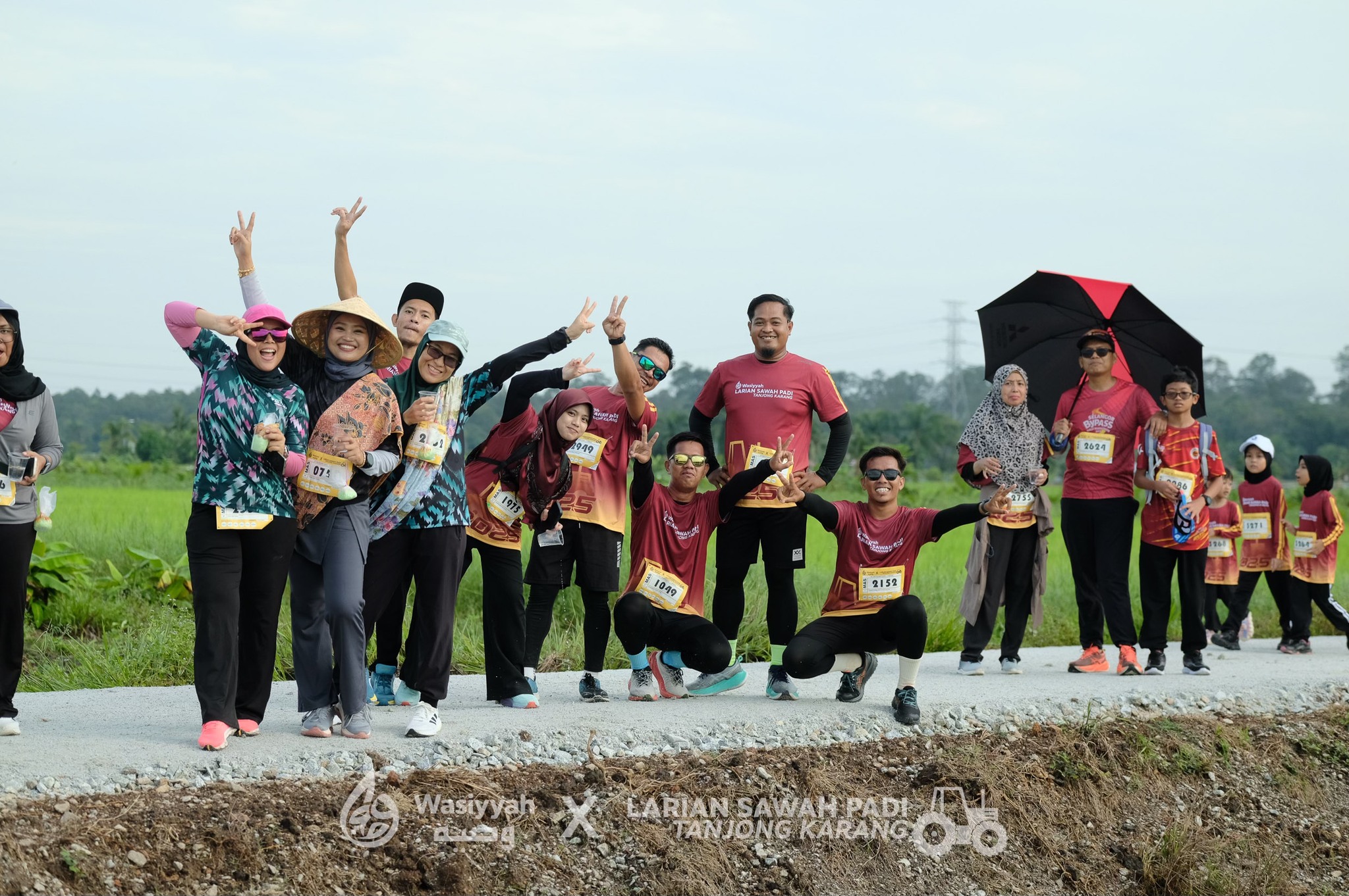 Sawah jadi trek larian, beri pengalaman unik suasana kampung