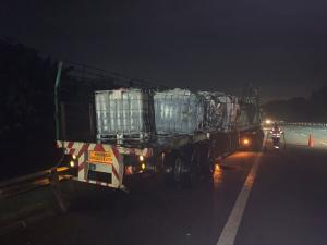 Luas acts fast to prevent river pollution after lorry crash