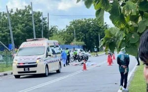 浮罗交怡一脚车赛车骑士 与汽车碰撞当场死亡
