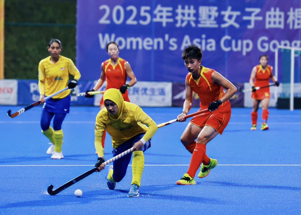 Piala Asia Hoki Wanita 2025: Malaysia tewas 0-8 kepada China