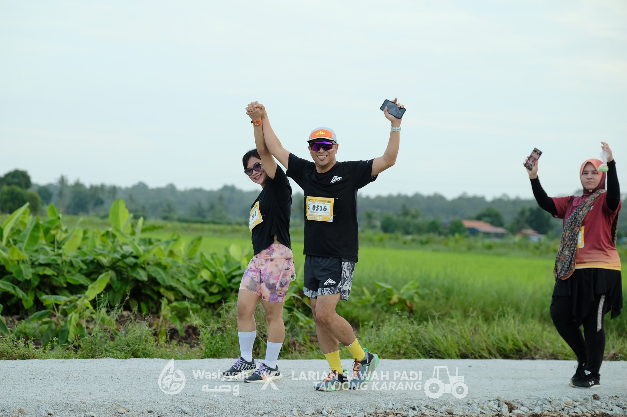 Sawah jadi trek larian, beri pengalaman unik suasana kampung