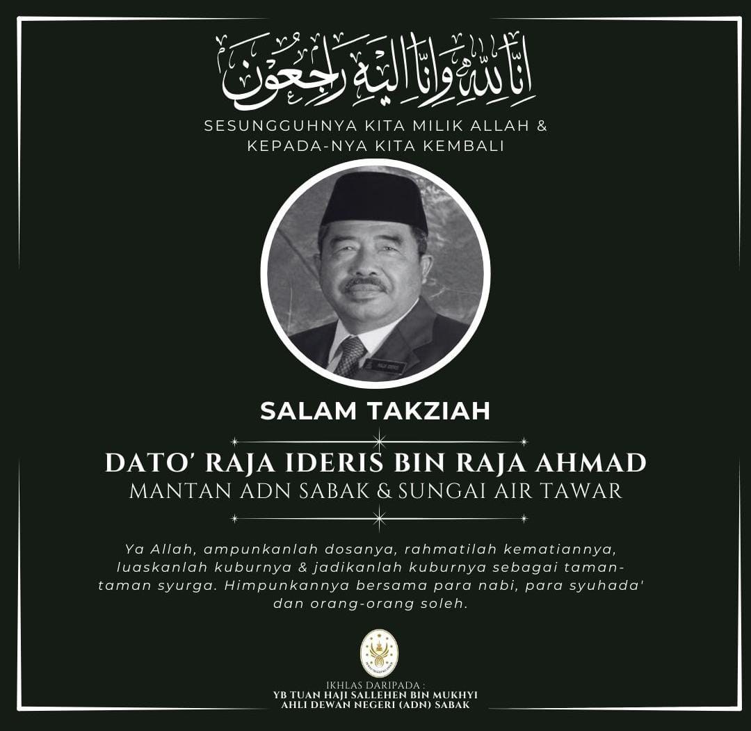 Bekas EXCO Selangor meninggal dunia akibat sakit tua