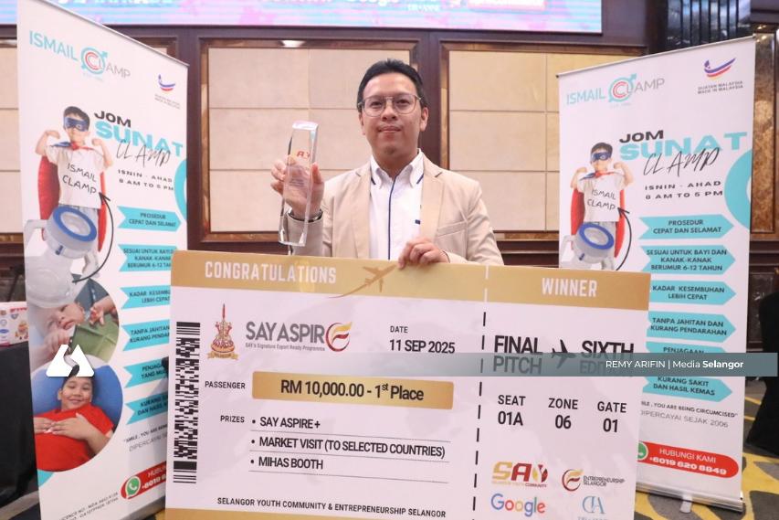 Syarikat peranti khatan lelaki dinobat juara SAY Aspire