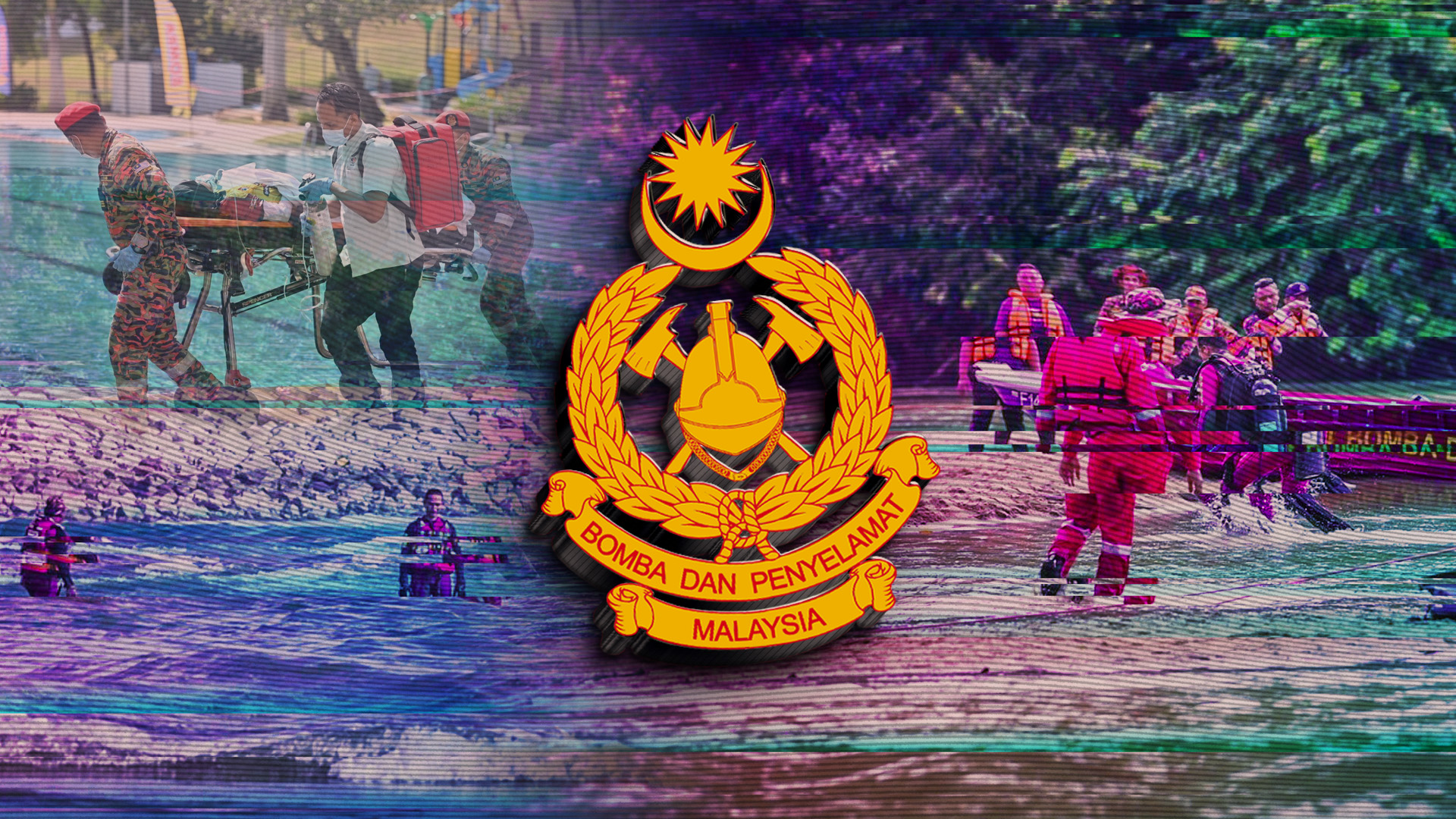 Mesin padi terbalik dalam sungai, remaja lelaki dikhuatiri lemas