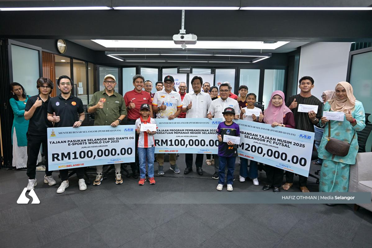 Yayasan MBI agih RM413,000 sokong atlet, persatuan sukan Selangor