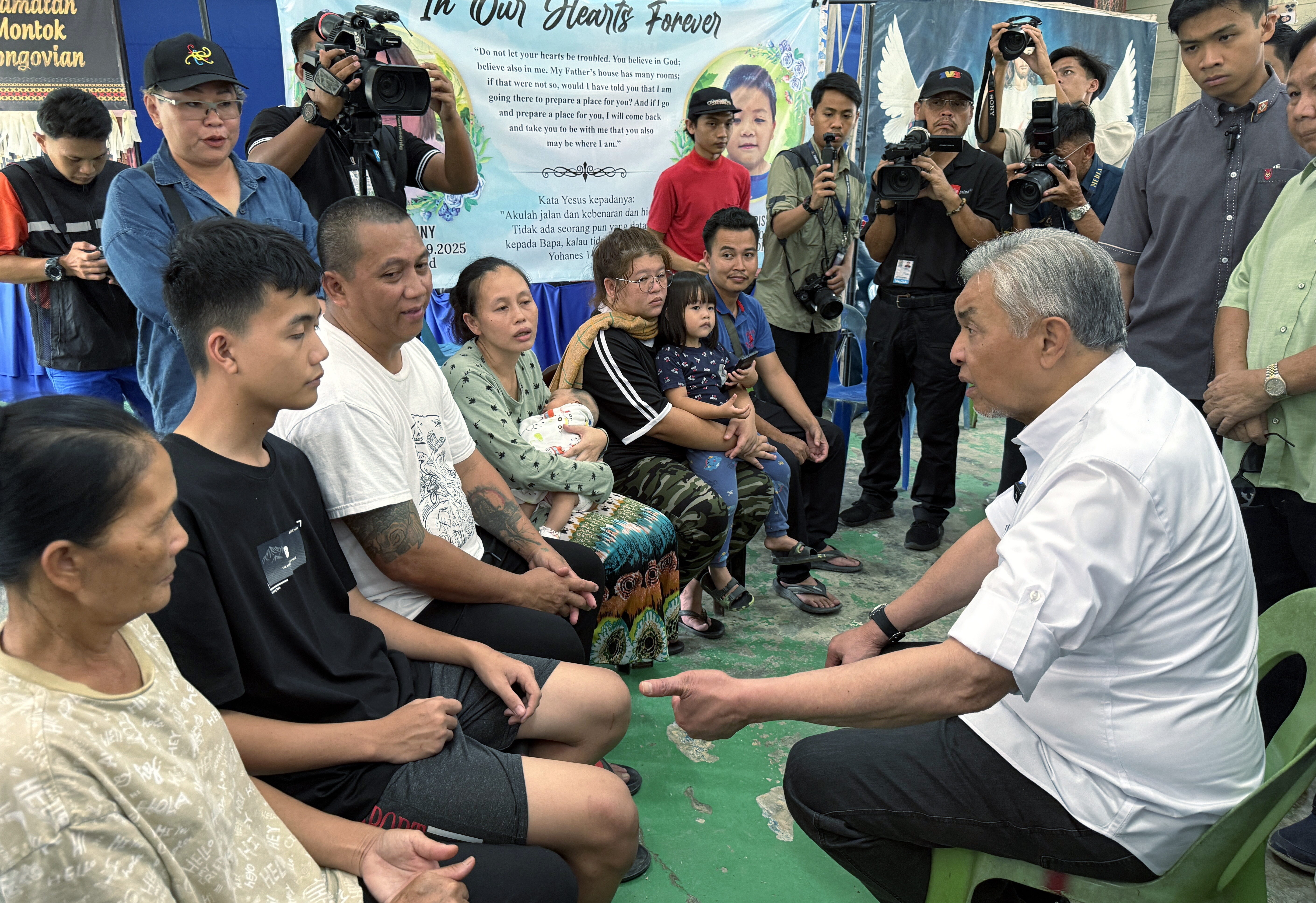沙巴邦加湾建新永久疏散中心 扎希：方便安置和援助灾民