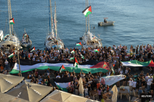 Italy, Spain send navy ships to aid Gaza flotilla