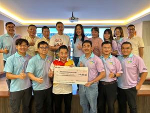 适耕庄育群华小施工提升  黄瑞林牵线助筹获12万