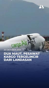 Dua maut, pesawatkargo tergelincir dari landasan