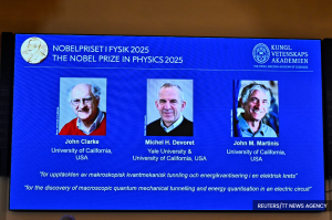 Trio win Nobel Prize for revealing quantum physics in action