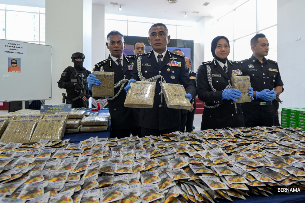 KL cops bust two drug trafficking syndicates, seize drugs worth nearly RM4m