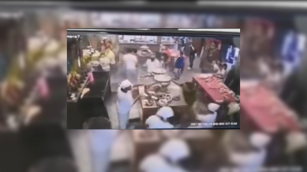 疑醉酒吸毒后九皇爷庆典闹事   男子遭志愿警卫员制伏