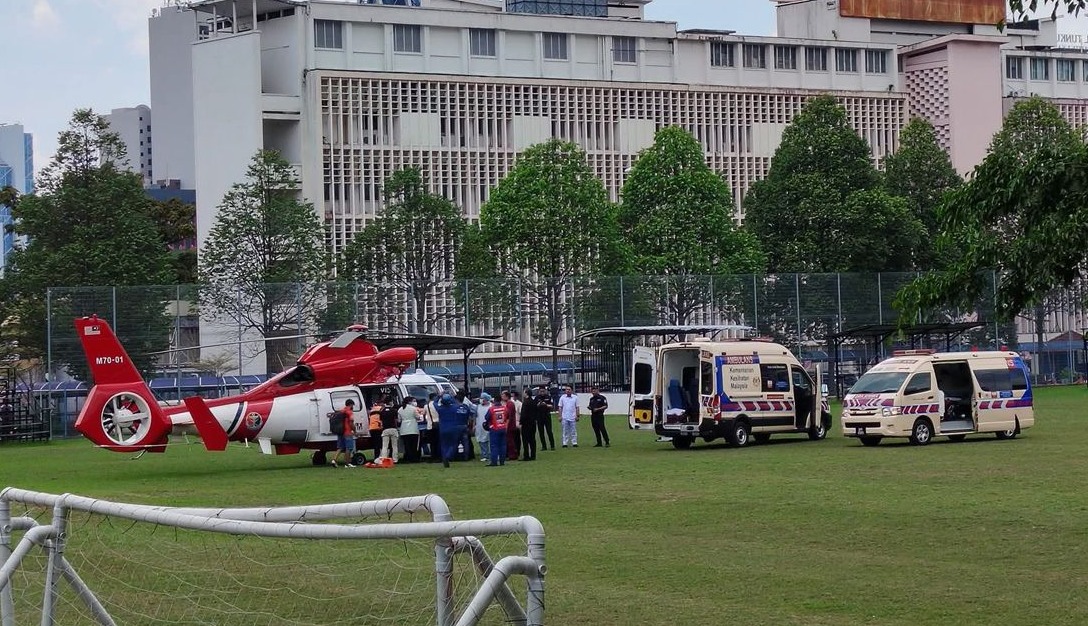 Pesawat Maritim Malaysia pindah pelumba Moto3 cedera ke Hospital Kuala Lumpur