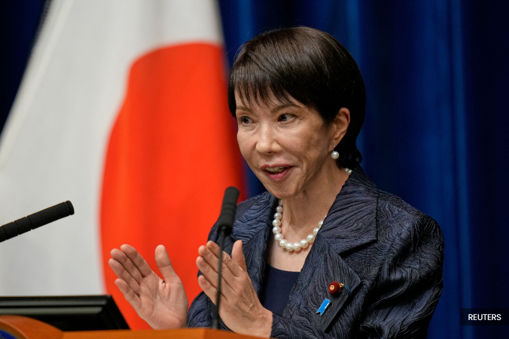 Japan's Takaichi calls on Bank of Japan to pursue inflation driven by wage gains