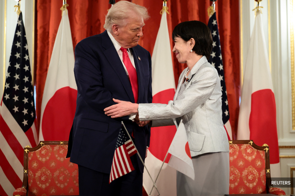 Trump praises Japan's 'great' female leader who offers deals in trade, critical minerals