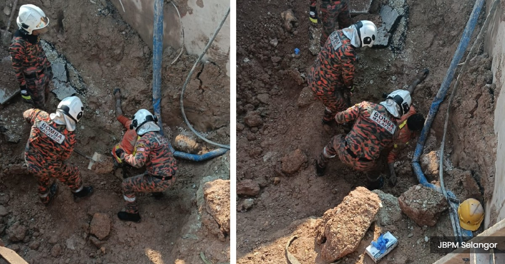 龙溪工地土崩酿1死1伤