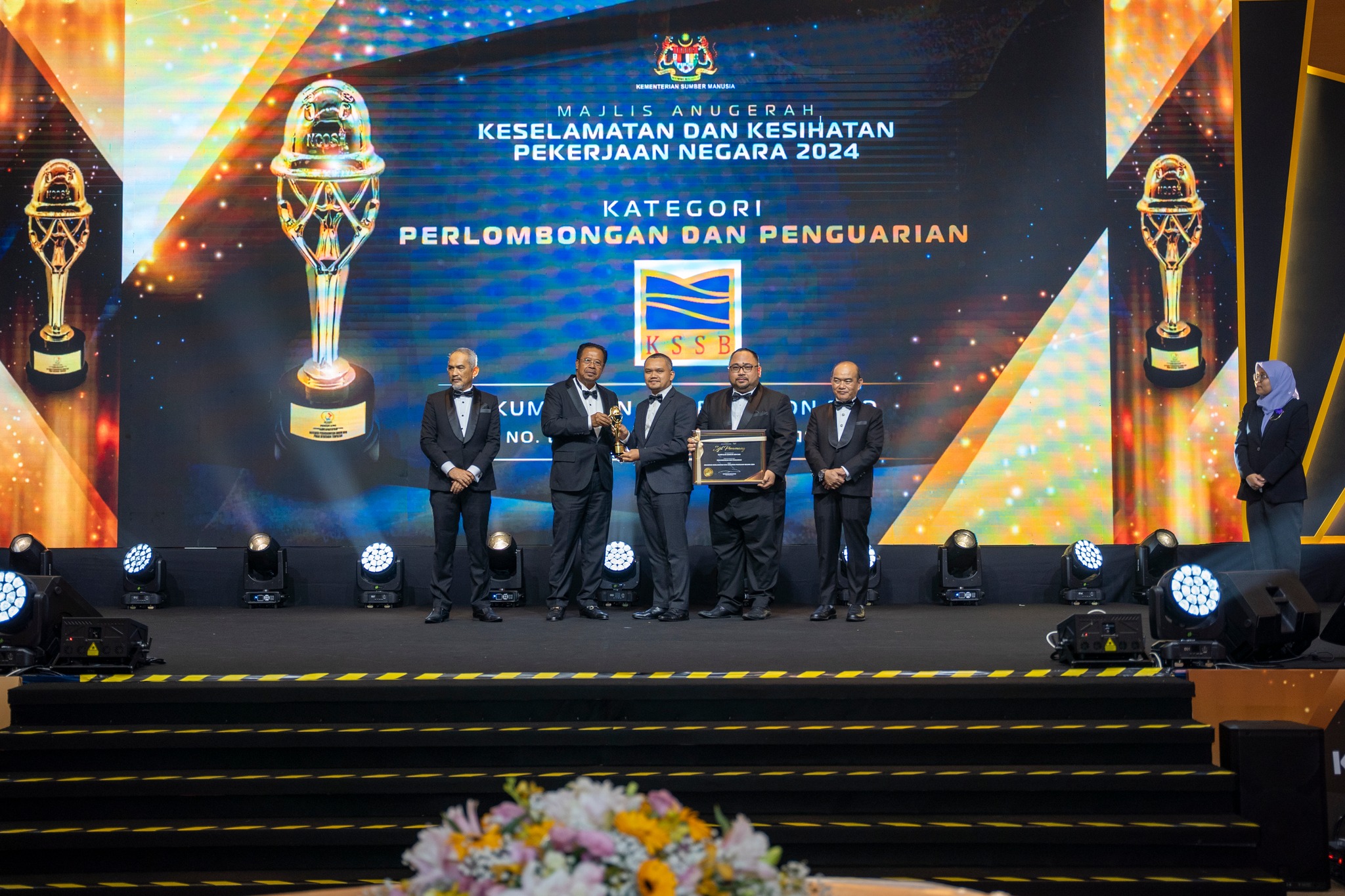 KSSB menang anugerah NCOSH 2024, bukti komitmen utuh terhadap keselamatan pekerja