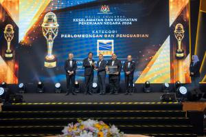 KSSB menang anugerah NCOSH 2024, bukti komitmen utuh terhadap keselamatan pekerja